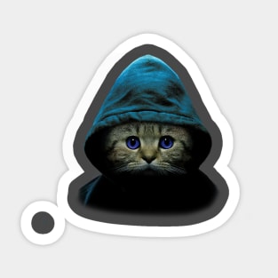 Cat sweatshirt Sticker